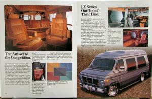 1989 GMC Vandura Starcraft  Van Conversion Sales Brochure Original