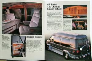 1989 GMC Vandura Starcraft  Van Conversion Sales Brochure Original