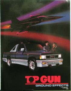 1989 LaMax TOP GUN GMC S15 Pickup & Jimmy Conversion Pkg Sales Brochure Folder