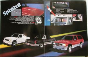 1989 LaMax TOP GUN GMC S15 Pickup & Jimmy Conversion Pkg Sales Brochure Folder