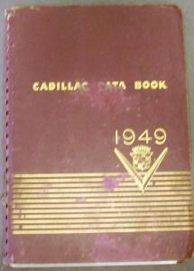 1949 Cadillac Dealer Data Book Original Series 61 62 60 Special 75 Limo Rare