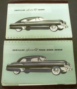 1949 Cadillac Dealer Data Book Original Series 61 62 60 Special 75 Limo Rare