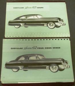 1949 Cadillac Dealer Data Book Original Series 61 62 60 Special 75 Limo Rare