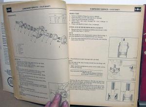 1984 Dodge Conquest Dealer Service Shop Repair Manual W/4 Speed Trans Supplement