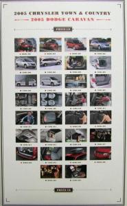 2005 Dodge Chrysler Press Kit Caravan Town & Country Minivans Original