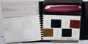 1974 Cadillac Dealer Album Color Upholstery Selection Fleetwood Brougham DeVille