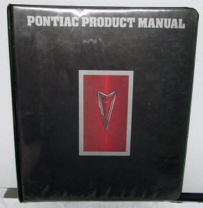 1977 Pontiac Product Manual Dealers Album Firebird Trans Am Formula Ventura