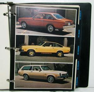 1977 Pontiac Product Manual Dealers Album Firebird Trans Am Formula Ventura