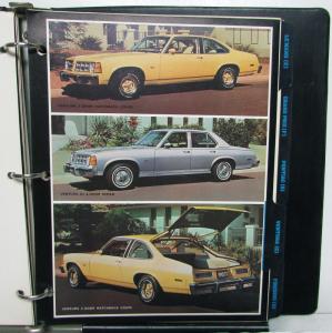 1977 Pontiac Product Manual Dealers Album Firebird Trans Am Formula Ventura