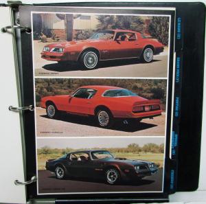 1977 Pontiac Product Manual Dealers Album Firebird Trans Am Formula Ventura