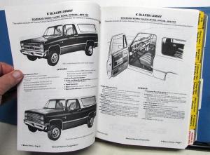 1984 Chevrolet Truck Data Book Dealer AlbumS C/K Pickup Jimmy Van