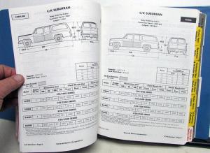 1984 Chevrolet Truck Data Book Dealer AlbumS C/K Pickup Jimmy Van