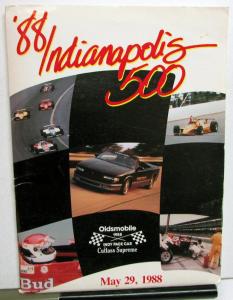 1988 Oldsmobile Cutlass Supreme Indy 500 Pace Car Media Information Press Kit