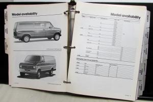 1985 Ford Truck Facts Book Options F Series Ranger Bronco C/K Econo