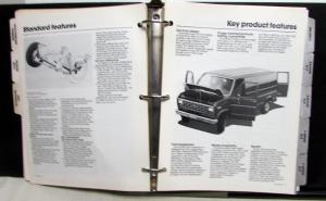 1985 Ford Truck Facts Book Options F Series Ranger Bronco C/K Econo