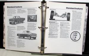 1985 Ford Truck Facts Book Options F Series Ranger Bronco C/K Econo