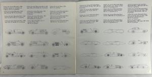 1964 Mercedes-Benz Success with Touring Racing Cars Over 70 years Sales Brochure