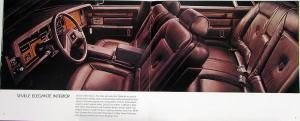 1984 Cadillac Seville Elegante Cabriolet Roof & Features Sales Brochure Original