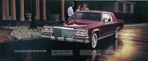 1984 Cadillac DeVilles Fleetwood Broughams Rear Wheel Dr Sales Brochure Orig