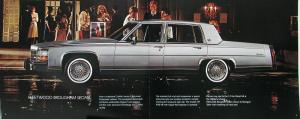 1984 Cadillac DeVilles Fleetwood Broughams Rear Wheel Dr Sales Brochure Orig