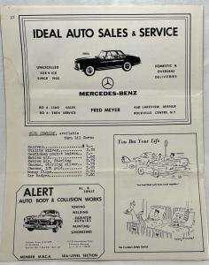1966 Mercedes-Benz Club of America Sea-Level Star-Gazer Newsletter Vol 5 No 5