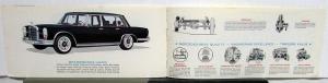 1966 Mercedes-Benz Passenger Cars Sales Brochure - 200 230 220 300 Grand Sedan