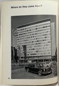 1966 Mercedes-Benz in USA and Canada Information Publication for Customers