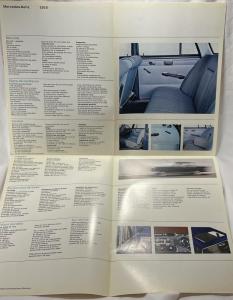 1966 Mercedes-Benz 230S Sales Folder Brochure - French Text