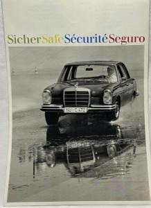 1967 Mercedes-Benz Safety Features Sales Brochure - Multi-Language P1153/2