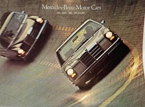 1970 Mercedes-Benz Motor Cars Sales Brochure - 220 220D 250 250 Coupe