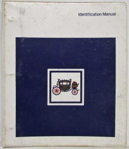 General Motors Corporation Fisher Body Identification Manual