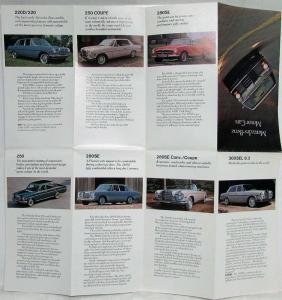 1968-1971 Mercedes-Benz Motor Cars Sales Folder Brochure