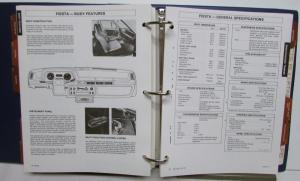 1980 Ford Car Facts Album Mustang Granada Thunderbird LTD Fairmont Police Pinto