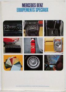 1975 Mercedes-Benz Special Equipment Brochure - Fench Text