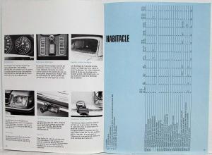 1975 Mercedes-Benz Special Equipment Brochure - Fench Text