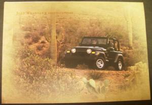 2005 Jeep Wrangler Dealer Sales Brochure 4X4  Specifications Rare!