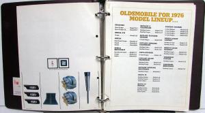 1976 Oldsmobile Sales Handbook Starfire Omega Cutlass Toronado NightyEight Delta