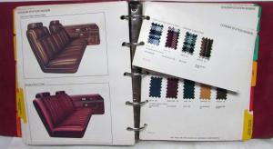 1977 Mercury Color & Upholstery Selections Marquis Cougar XR7 Monarch Bobcat