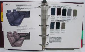 1990 Mercury Color & Upholstery Selections Grand Marquis Cougar Sable Topaz