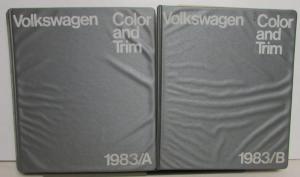 1983 Volkswagen A & B Color & Trim Rabbit Pickup Jetta Quantum Scirocco