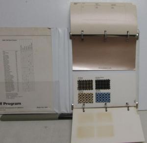 1983 Volkswagen A & B Color & Trim Rabbit Pickup Jetta Quantum Scirocco