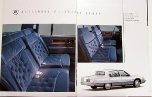 1992 Cadillac Fleetwood dElegance Sixty Special Brougham Japanese Sales Brochure