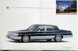 1992 Cadillac Fleetwood dElegance Sixty Special Brougham Japanese Sales Brochure