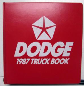 1987 Dodge Pickup Truck Ramcharger Dakota Paint Chips Truck Data Book