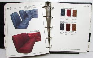 1987 Ford Color & Trim Selections Thunderbird Mustang Bronco F Series Ranger