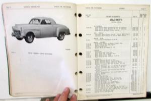 1949 Dodge Passenger Car Dealer Parts List Book Models D29 D30 Original D-12675