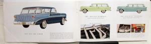 1956 Chevrolet Belair Beauville Two-Ten One-Fifty Nomad Sales Brochure ORIGINAL