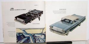 1958 Chevrolet ORIGINAL Sales Brochure Biscayne Nomad Delray Belair Impala Large