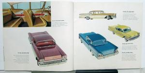 1958 Chevrolet ORIGINAL Sales Brochure Biscayne Nomad Delray Belair Impala Large