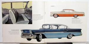 1958 Chevrolet ORIGINAL Sales Brochure Biscayne Nomad Delray Belair Impala Large